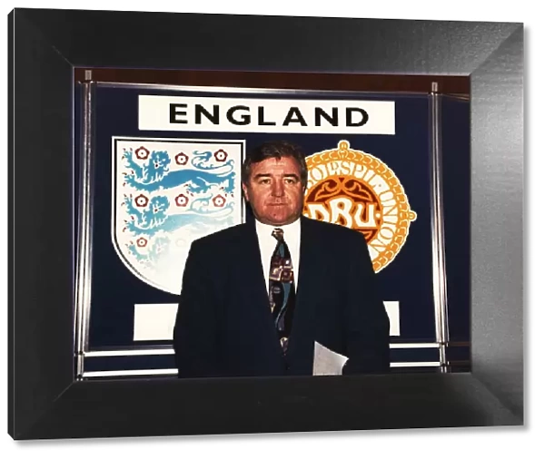 Terry Venables England Manager seen at the Royal Lancaster Hotel after naming his England
