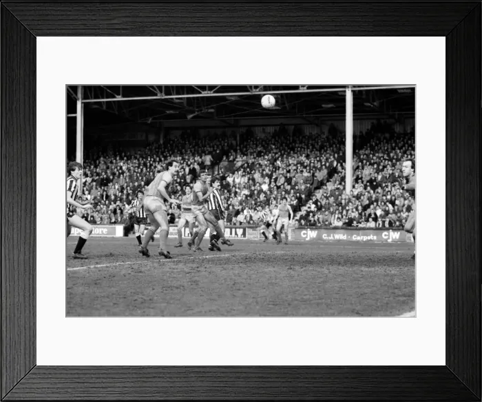 Framed Print : Shrewsbury 2 v. Newcastle 2. March 1984 MF14-26-015 Framed Print : Shrewsbury 2 v. Newcastle 2. March 1984 MF14-26-015