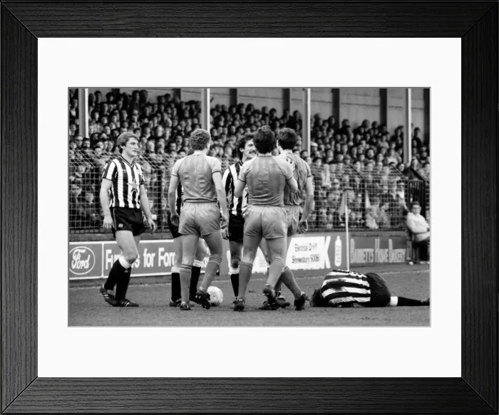 Framed Print : Shrewsbury 2 v. Newcastle 2. March 1984 MF14-26-034 Framed Print : Shrewsbury 2 v. Newcastle 2. March 1984 MF14-26-034