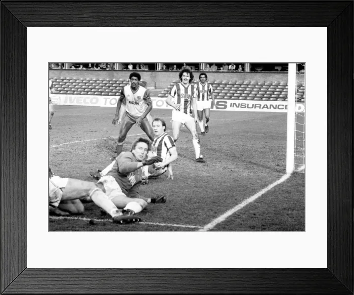 Framed Print : English League Division One match at The Hawthorns. West Bromwich Albion 3 v Stoke City 0 Framed Print : English League Division One match at The Hawthorns. West Bromwich Albion 3 v Stoke City 0