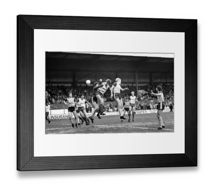 Framed Print : English League Division One match. Stoke City 2 v Sunderland 1. March 1984 MF15-02-009