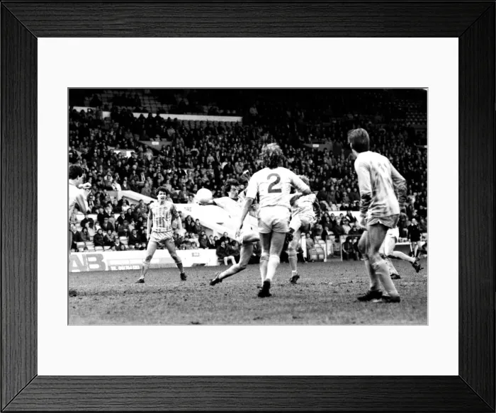Framed Print : English League Division Two match at Maine Road. Manchester City 2 v Cardiff City 1 Framed Print : English League Division Two match at Maine Road. Manchester City 2 v Cardiff City 1