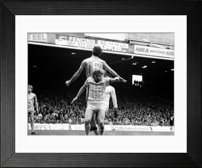 Framed Print : English League Division Two match at Maine Road. Manchester City 2 v Cardiff City 1 Framed Print : English League Division Two match at Maine Road. Manchester City 2 v Cardiff City 1