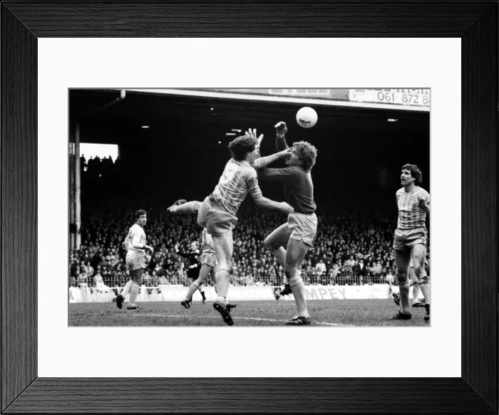 Framed Print : English League Division Two match at Maine Road. Manchester City 2 v Cardiff City 1 Framed Print : English League Division Two match at Maine Road. Manchester City 2 v Cardiff City 1