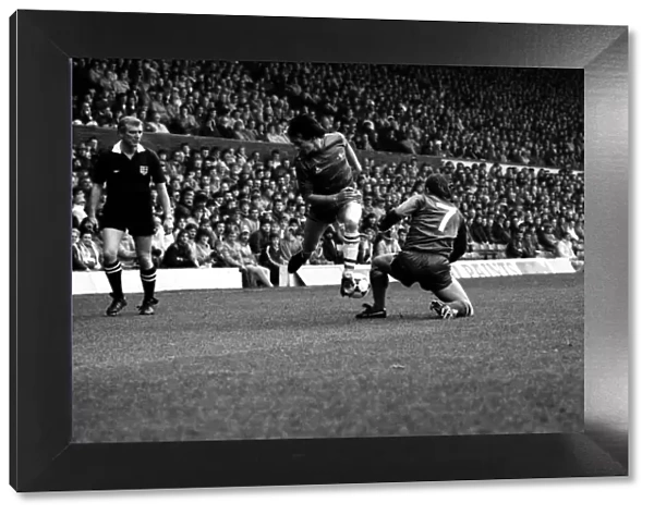 Liverpool v. Chelsea. May 1985 MF21-04-075 The final score was a four three
