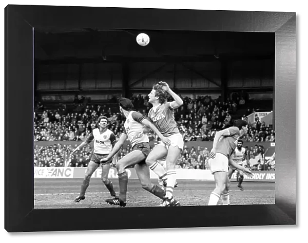Stoke v. Everton. April 1985 MF21-51a-065 The final score was a two nil victory to