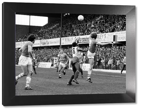 Stoke v. Everton. April 1985 MF21-51a-047 The final score was a two nil victory to