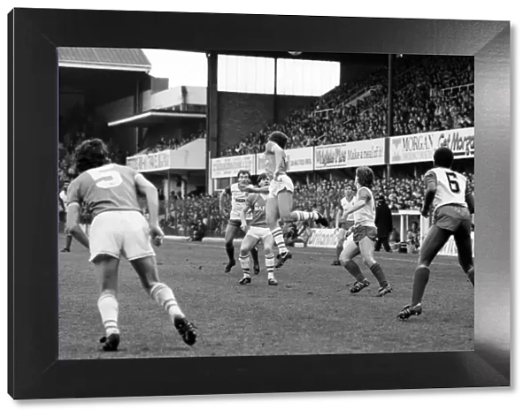 Stoke v. Everton. April 1985 MF21-51a-045 The final score was a two nil victory to