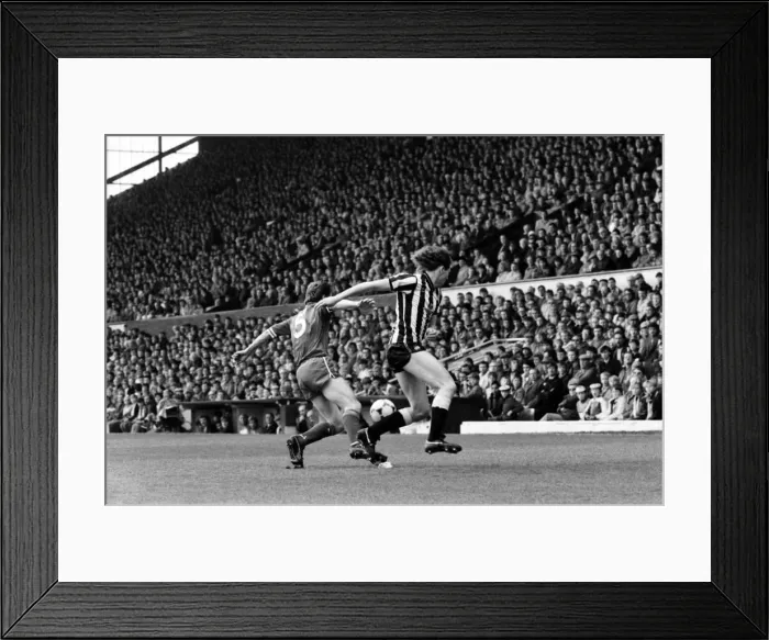 Framed Print : Liverpool v. Newcastle. April 1985 MF21-02-042 The final score was a Three one Framed Print : Liverpool v. Newcastle. April 1985 MF21-02-042 The final score was a Three one