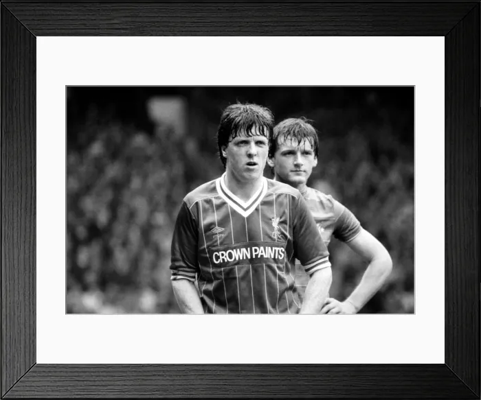 Framed Print : Liverpool v. Chelsea. May 1985 MF21-04-030 The final score was a four three