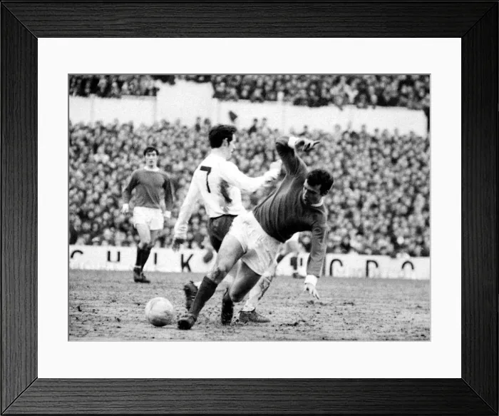 Framed Print : David Sadler of Manchester United takes the ball away from Robertson of Tottenham Hotspur Framed Print : David Sadler of Manchester United takes the ball away from Robertson of Tottenham Hotspur