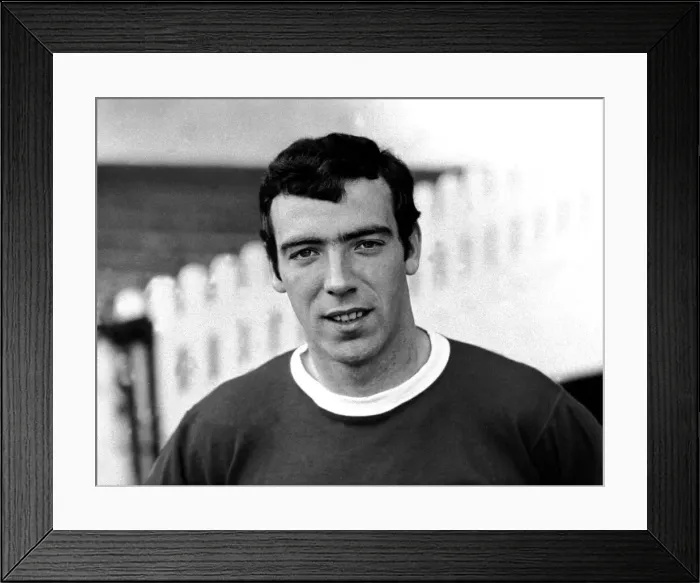Framed Print : Manchester United football player David Sadler at Old Trafford Circa 1971 Framed Print : Manchester United football player David Sadler at Old Trafford Circa 1971
