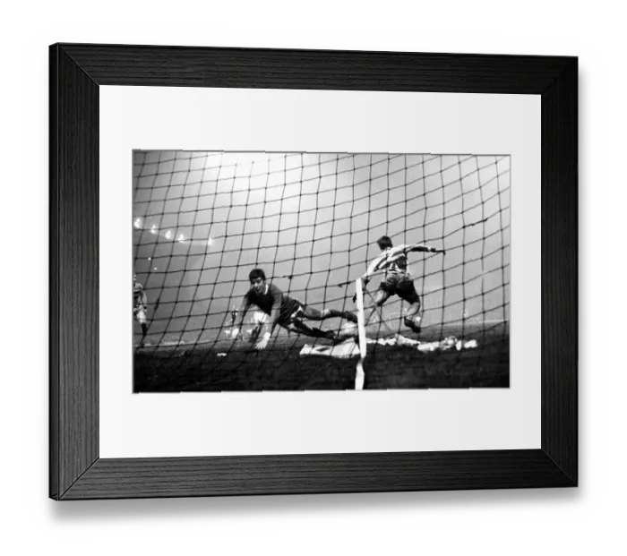 Framed Print : Manchester United versus West Ham. Brian Kidd appealed after being pushed of the ball by Framed Print : Manchester United versus West Ham. Brian Kidd appealed after being pushed of the ball by