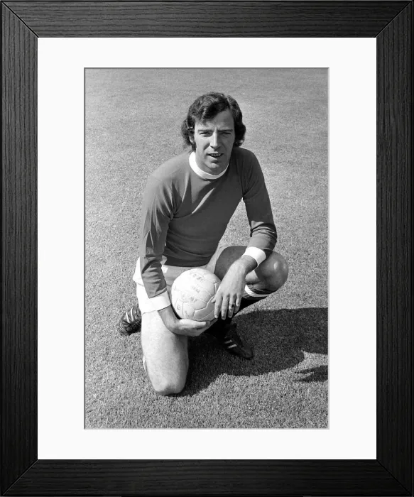Framed Print : Manchester United player David Sadler at Old Trafford Circa 1971