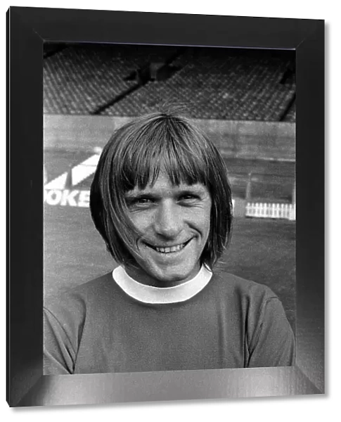 Manchester United player John Fitzpatrick at Old Trafford Circa 1971