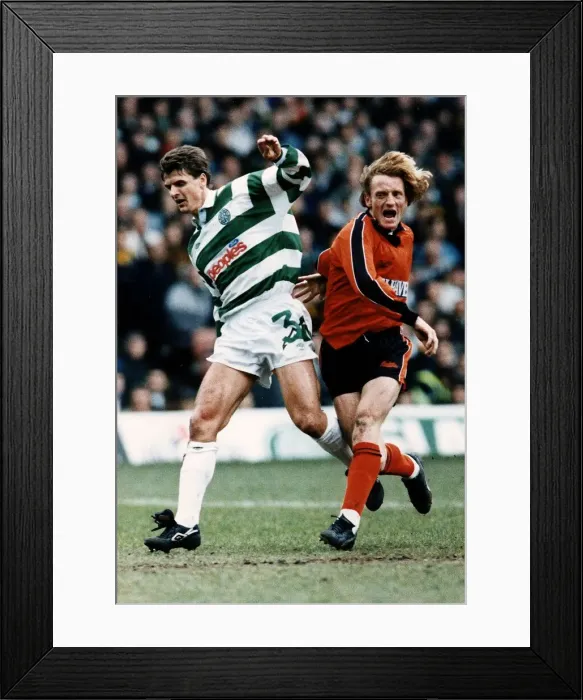 Framed Print : Dariusz Wdowczyk Celtic football Dundee United Framed Print : Dariusz Wdowczyk Celtic football Dundee United