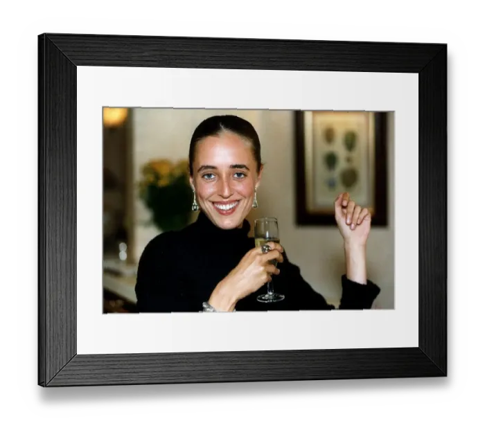Framed Print : Actress Antonia De Sancha, mistress of Heritage Minister David Mellor