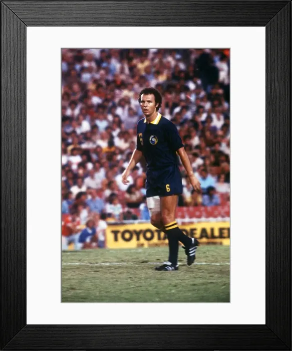Framed Print : Franz Beckenbauer footballer in the USA circa 1978 Framed Print : Franz Beckenbauer footballer in the USA circa 1978