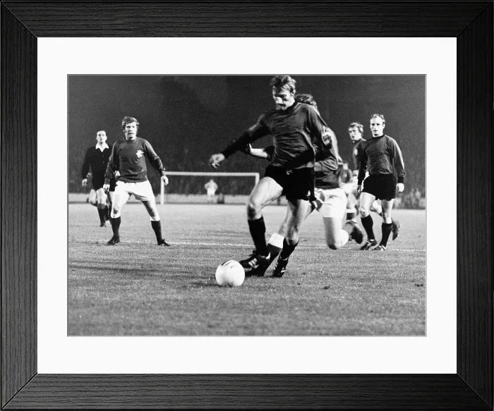 Framed Print : European Cup Winners Cup First Round Second leg match at Ibrox September 1971 Framed Print : European Cup Winners Cup First Round Second leg match at Ibrox September 1971