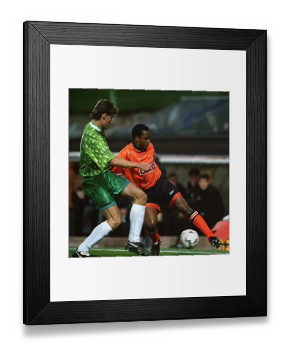 Framed Print : European Cup Winners Cup First Round First Leg match September 1994 Dundee United 3