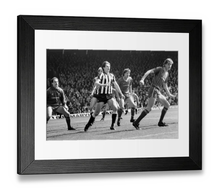 Framed Print : Liverpool v. Newcastle. April 1985 MF21-02-037 The final score was a Three one Framed Print : Liverpool v. Newcastle. April 1985 MF21-02-037 The final score was a Three one
