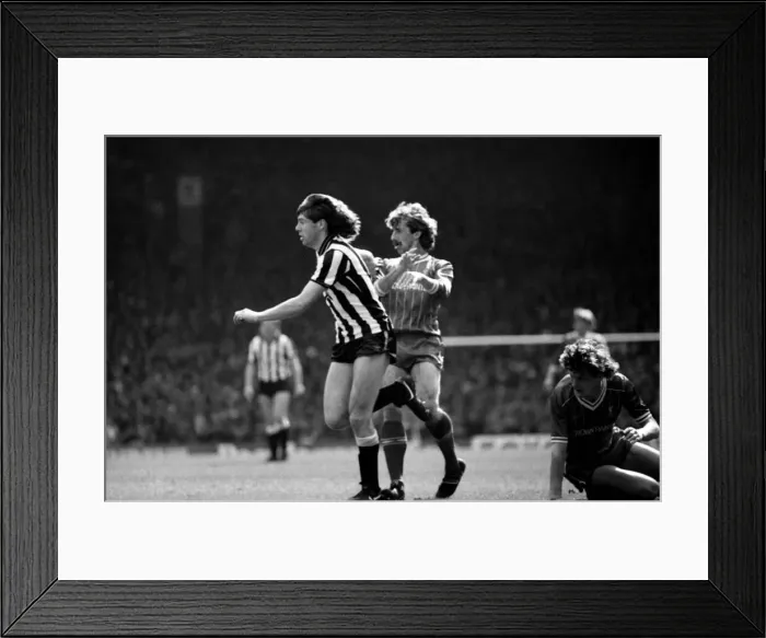 Framed Print : Liverpool v. Newcastle. April 1985 MF21-02-005 The final score was a Three one Framed Print : Liverpool v. Newcastle. April 1985 MF21-02-005 The final score was a Three one