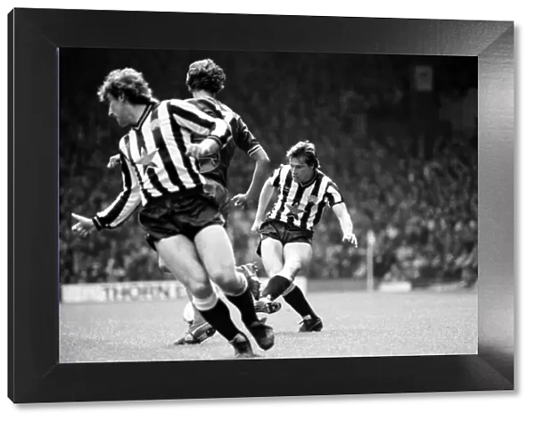 Liverpool v. Newcastle. April 1985 MF21-02-024 The final score was a Three one