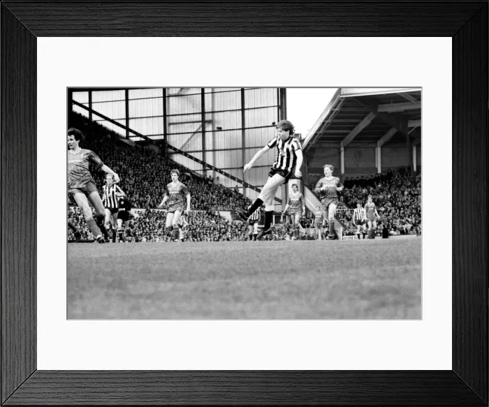 Framed Print : Liverpool v. Newcastle. April 1985 MF21-02 The final score was a Three one victory