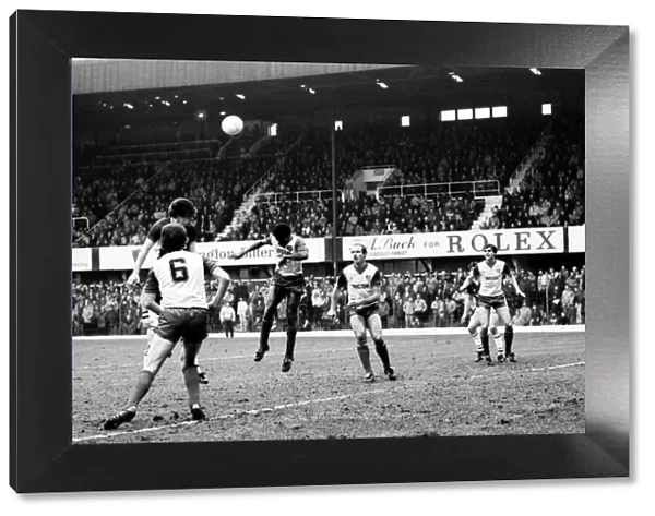 Stoke v. Aston Villa. March 1984 MF14-21-047 The final score was a one nil