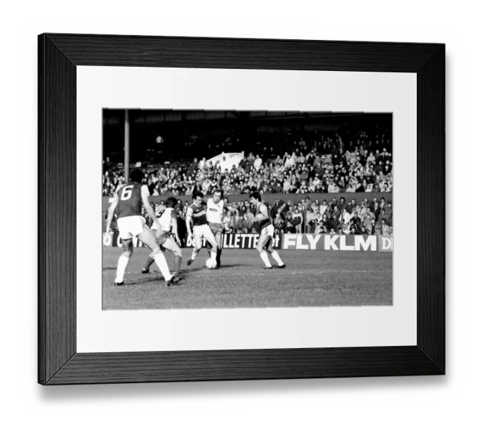 Framed Print : Stoke v. West Ham. October 1984 MF18-06-007 The final score was a four two Framed Print : Stoke v. West Ham. October 1984 MF18-06-007 The final score was a four two