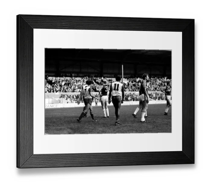 Framed Print : Stoke v. West Ham. October 1984 MF18-06-009 The final score was a four two Framed Print : Stoke v. West Ham. October 1984 MF18-06-009 The final score was a four two