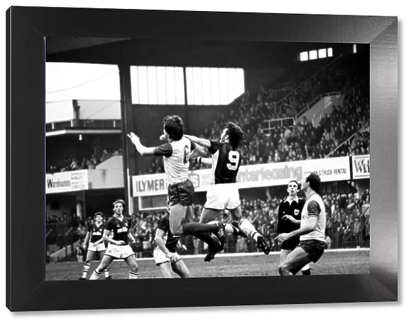 Stoke v. Aston Villa. March 1984 MF14-21-075 The final score was a one nil