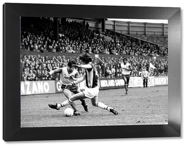 Stoke v. Aston Villa. March 1984 MF14-21-053 The final score was a one nil