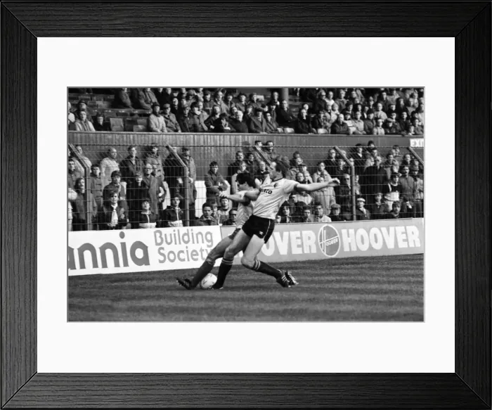 Framed Print : Stoke 1 v. Watford 3. November 1984 MF18-16-080 Framed Print : Stoke 1 v. Watford 3. November 1984 MF18-16-080
