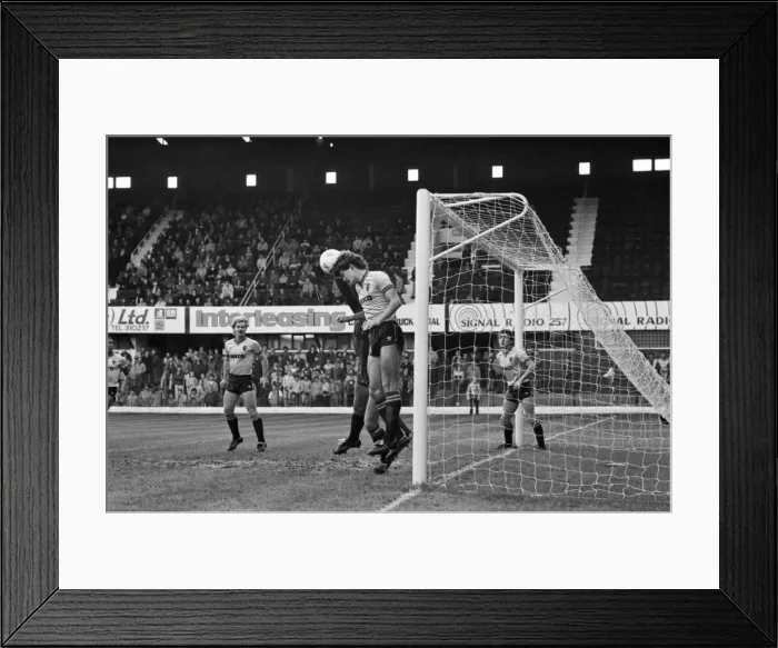 Framed Print : Stoke 1 v. Watford 3. November 1984 MF18-16-077 Framed Print : Stoke 1 v. Watford 3. November 1984 MF18-16-077