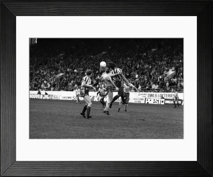 Framed Print : Stoke 0 v. Liverpool 1. November 1984 MF18-11-028 Framed Print : Stoke 0 v. Liverpool 1. November 1984 MF18-11-028