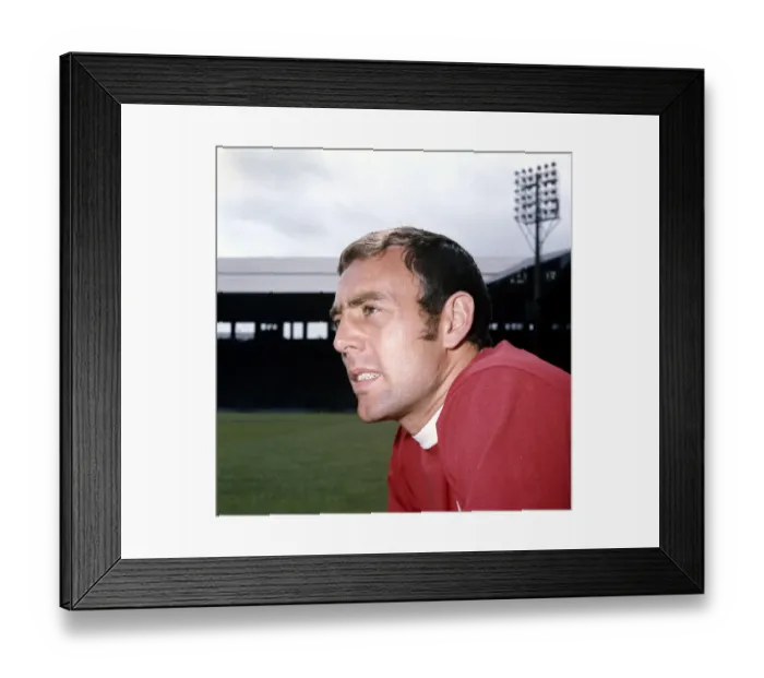 Framed Print : Ian St John Liverpool and Scotland footballer. December 1974 Framed Print : Ian St John Liverpool and Scotland footballer. December 1974