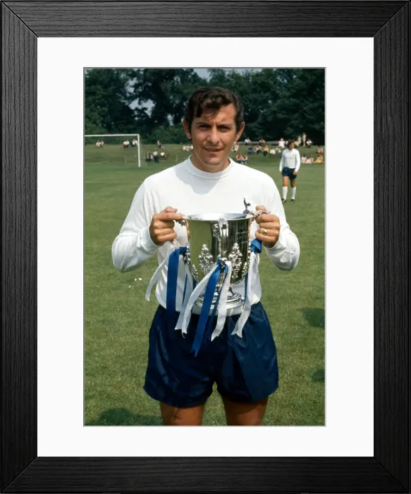 Framed Print : Tottenham Hotspur footballer Alan Mullery with the League Cup trophy August 1971 Framed Print : Tottenham Hotspur footballer Alan Mullery with the League Cup trophy August 1971