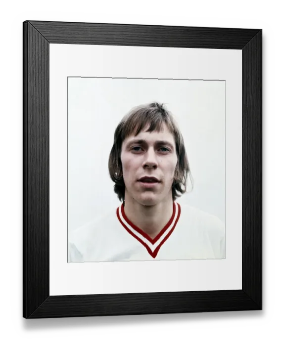 Framed Print : Dutch footballer Arnold Muhren of Ajax of Amsterdam January 1972 Framed Print : Dutch footballer Arnold Muhren of Ajax of Amsterdam January 1972