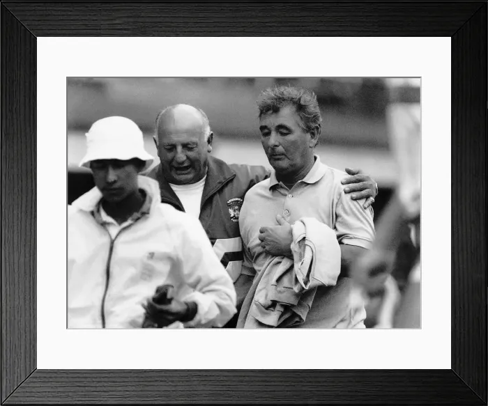 Framed Print : Brian Clough manager of Nottingham Forest FC September 1990 Framed Print : Brian Clough manager of Nottingham Forest FC September 1990