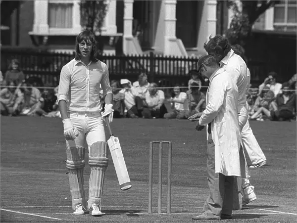 Charlie George football player for Arsenal July 1973 playing in a charity
