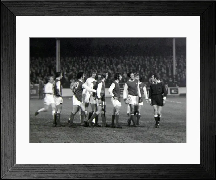 Framed Print : English League Division One match at Elland Road Leeds United 1 v Arsenal 0
