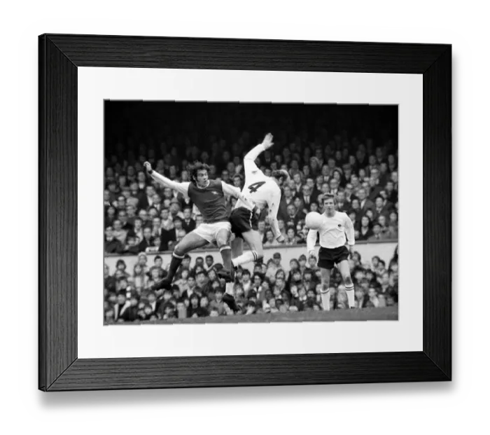 Framed Print : English League Division One match at Highbury Arsenal v Derby County
