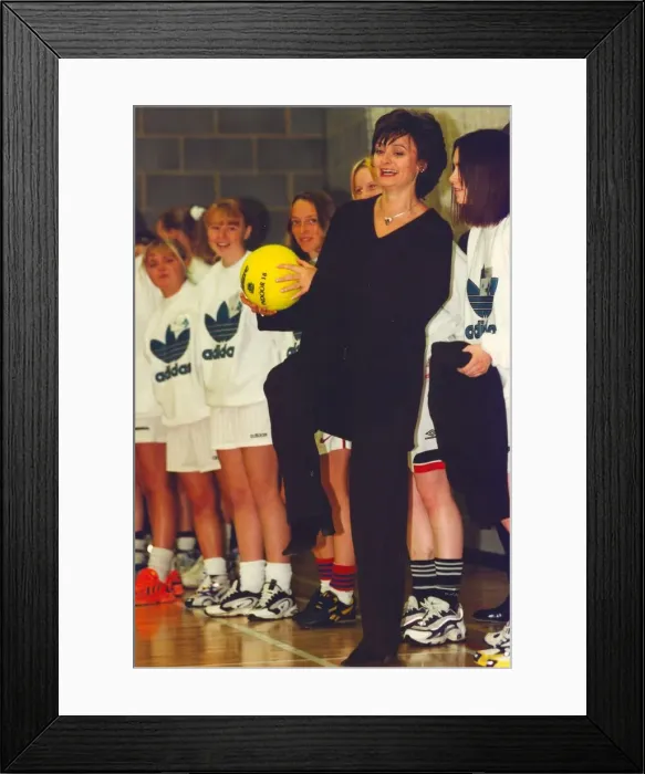 Framed Print : Cherie Blair, wife of the British Prime Minister Tony Blair Framed Print : Cherie Blair, wife of the British Prime Minister Tony Blair