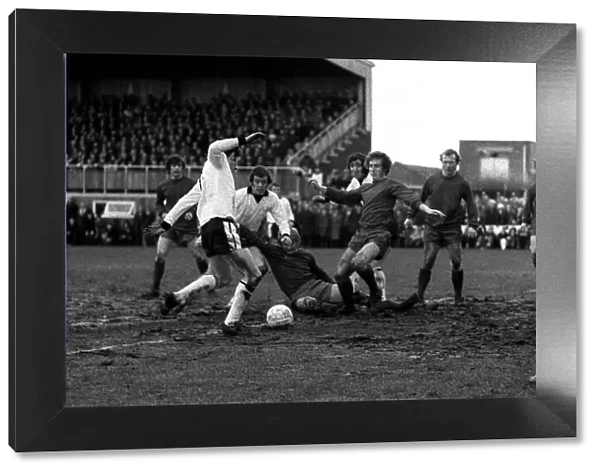 Hereford United v Newcastle United February 1972 The Bulls in action in their 3rd
