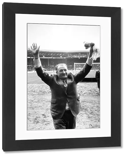 Bob Paisley ex Liverpool manager at the League Cup Final in 1983 msi