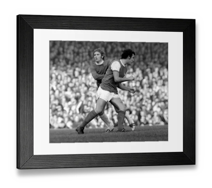Framed Print : English League Division One match at Highbury Arsenal v Everton Alan Ball of Framed Print : English League Division One match at Highbury Arsenal v Everton Alan Ball of
