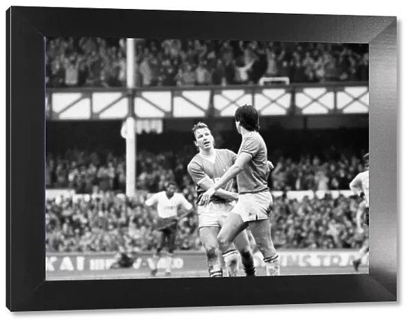 Everton v. Arsenal. March 1985 MF20-13-021 The final score was a two nil victory