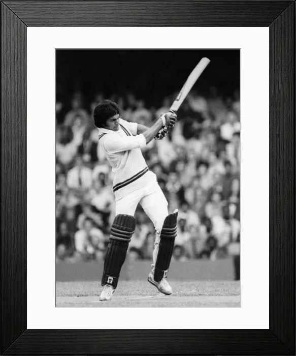 Framed Print : Night cricket is a terrific hit. A whirlwind century by Graham Gooch Framed Print : Night cricket is a terrific hit. A whirlwind century by Graham Gooch