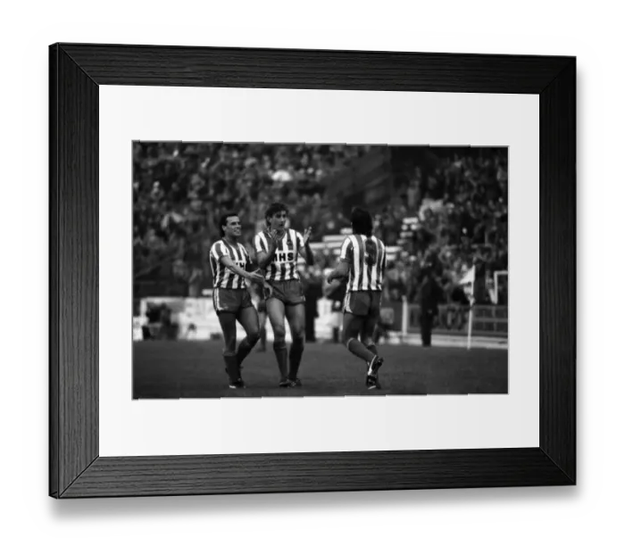 Framed Print : Sheffield Wednesday v. Leicester City. October 1984 MF18-05-009 The final score was a